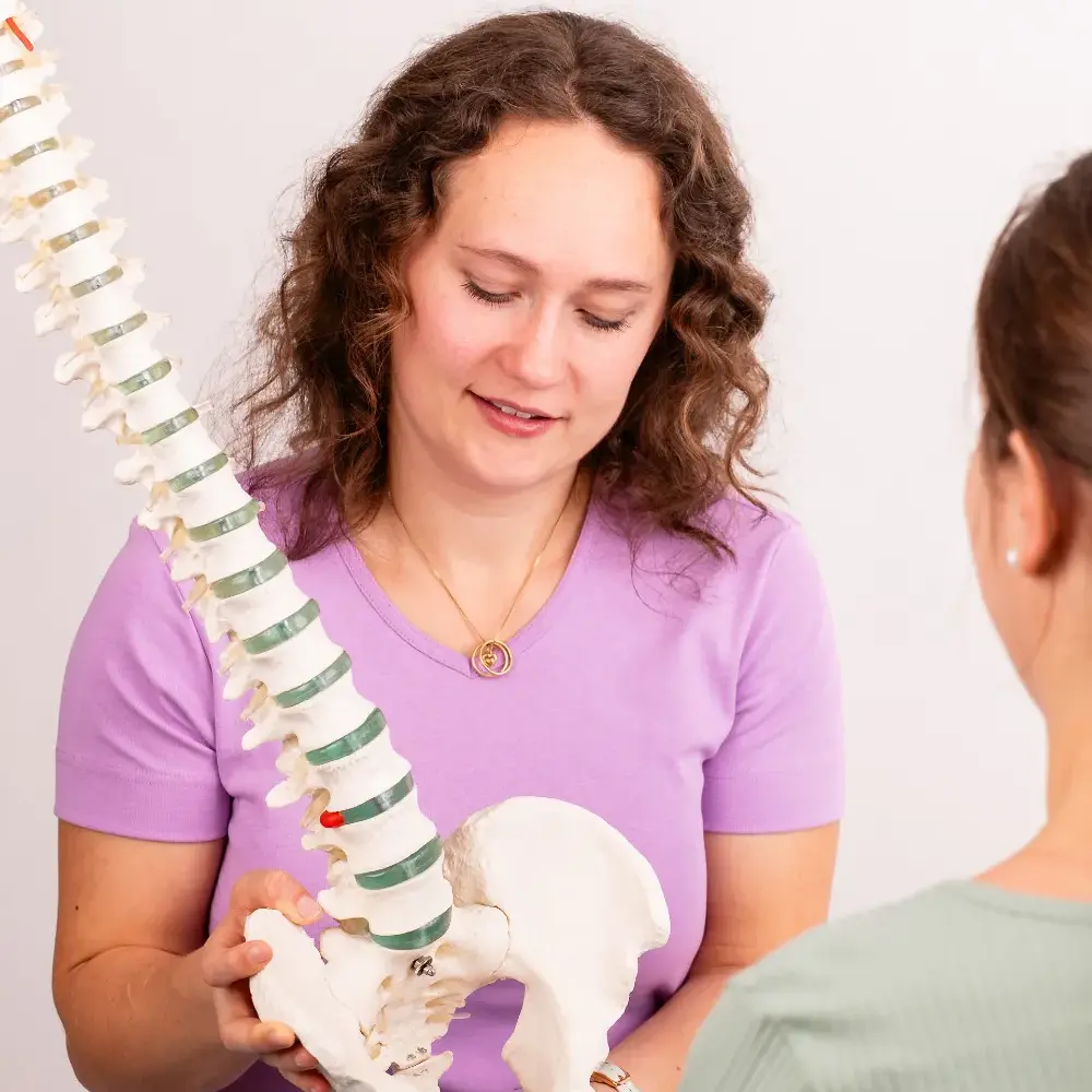 anatomische Erklärung zum Becken bei Adelbalance